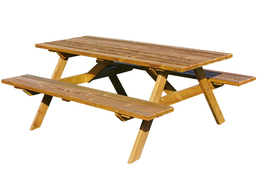 table de pique-nique en bois